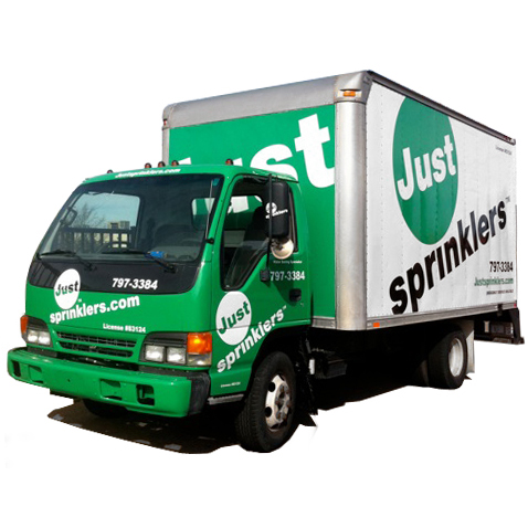Just Sprinklers truck
